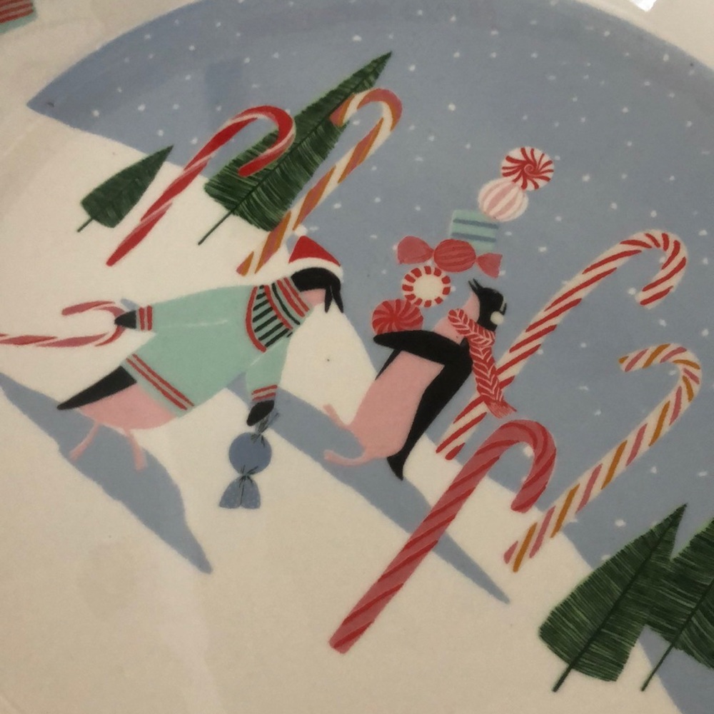 Anthro George & Viv Very Merry Pie Dish - Picture 3 of 11